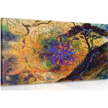 Obraz Dovido Obraz strom s orientálním pozadím
