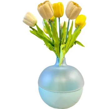 Váza Skleněná váza Fotofora Globe zelená,