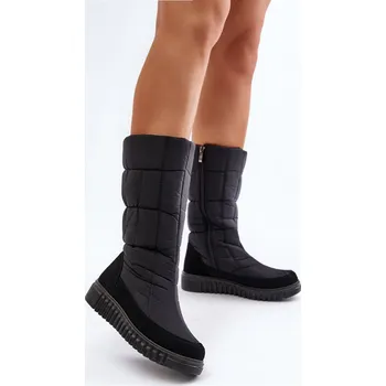 Dámská zimní obuv Boto Dámské zimní boty na zip Progress PROGJ-24-144 Barva: Černá, Velikost: 39