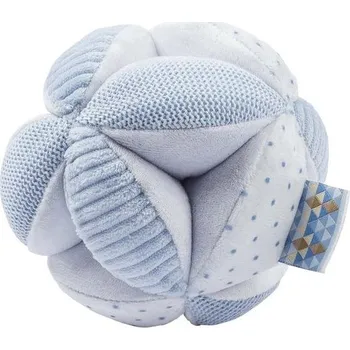 Nattou Hračka míč edukační 4 aktivity Lapidou blue