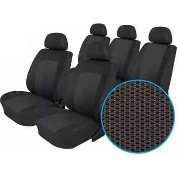 Potah sedadla Automega Autopotahy PEUGEOT RIFTER, 5 SEDAČEK, od r. 2018, Dynamic grafit