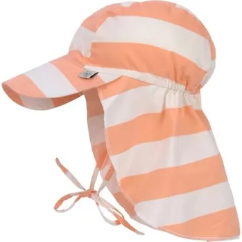 Kojenecká čepice Lässig Splash Sun Protection Flap Hat block str.milky/peach 19-36m