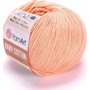 Galanterie Baby Cotton 50 g Pletací příze - 412 meruňková