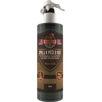 Kosmetika pro koně Topvet Sprej k péči o kůži po drobných poraněních 250ml DOPRODEJ