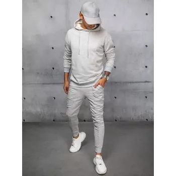 Buďchlap Atraktivní šedá tepláková souprava