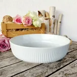 LINKA mísa salátová 24,5 cm, bílá, Thun 1794 (Porcelánová mísa 2. jakost)