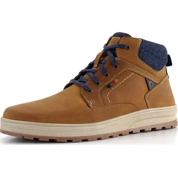 Pánská zimní obuv Klondike pánský sneakers kotník hnědý 92602 Tan/Blue - 41 | P680494