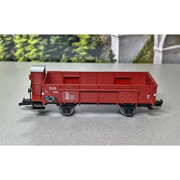 Modelová železnice TT - Otevřený nákladní vůz Ut s budkou ČSD, Ep. III / TILLIG 17622
