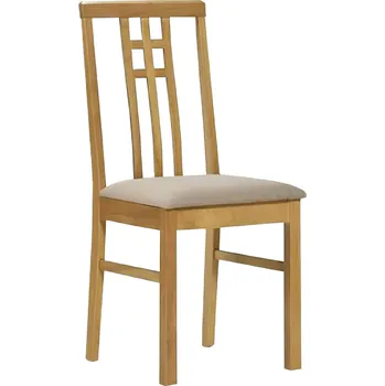 Jídelní židle Max-i Jídelní židle SILAS dub sonoma / látka krémová