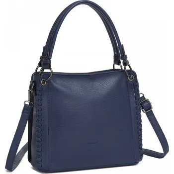 Kabelka Miss Lulu Kabelka do ruky a přes rameno modrá HBM2509
