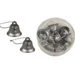 Zvonky kovové, 12 ks K2917-28 - dia 2,5 x 2,5 cm