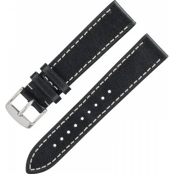 Řemínek na hodinky Řemínek Laco "Stuttgart / Karlsruhe“ - černý - 22 mm - XL - Prodloužená délka - 20 mm + 5 let záruka a dárek ZDARMA