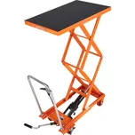 Vevor Hydraulický zvedací stolek nosnost 330lbs zdvih 50" manuální 4 kola