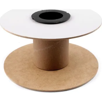 Papírová cívka Ø20 cm - hnědá přírodní bílá