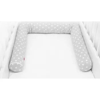 Dětsný nábytek Scamp mantinel do postýlky válec (GreyStars) - 3×70 cm