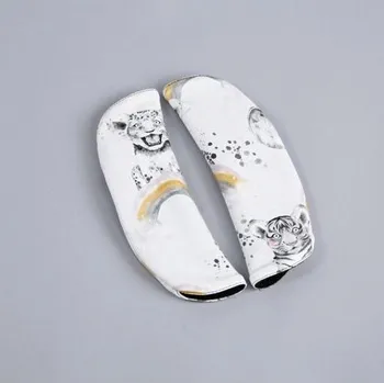 Autosedačka Kidiloo Potahy na dětské pásy - Tygři A Sloni V Duze