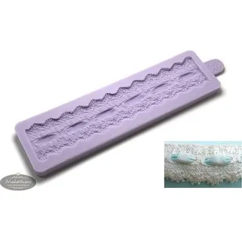 Forma na pečení Karen Davis Silikonová formička Elizabeth Vintage - krajka s mašlí