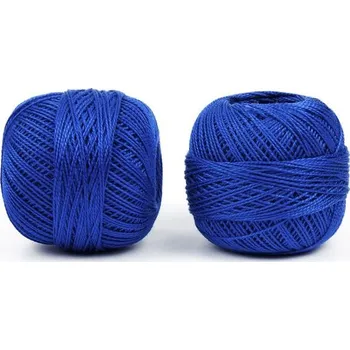 Příze Niťárna Česká Třebová Háčkovací a vyšívací příze Perlovka 85m tmavě modrá