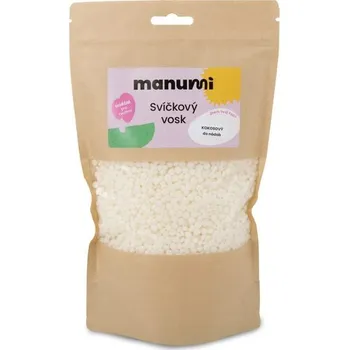 Svíčka Manumi kokosový vosk na svíčky do skla, keramiky a nádob