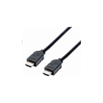Video kabel Manhattan HDMI kabel, ARC, 3D, 4K@30Hz, Shielded, 1.5m, černá