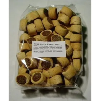 Pamlsek pro psa Dafiko Rollos 0,5kg morkový