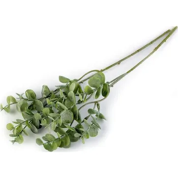 umělá květina Umělý eukalyptus k aranžování 6 ks - 2 zelená past.sv.
