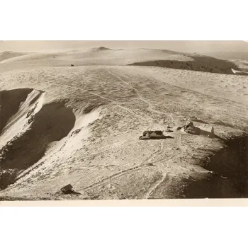 Stará Pohlednice Krkonoše - Obří bouda, Rok 1952, 100/173 (Stará pohlednice)