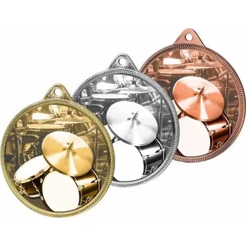 Poháry Bauer Kovová medaile MDLR001M102 | Hudba