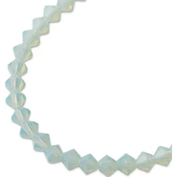 Dětské navlékací korálky Preciosa MC perle Rondelle 4 mm Chrysolite Opal