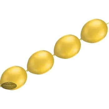 Balónek Balonky řetězové zlaté