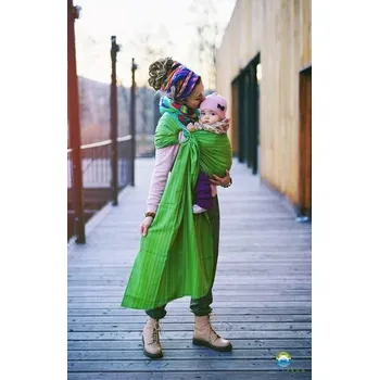 Šátek na nošení dítěte LITTLE FROG RING SLING - OLIVINE - S