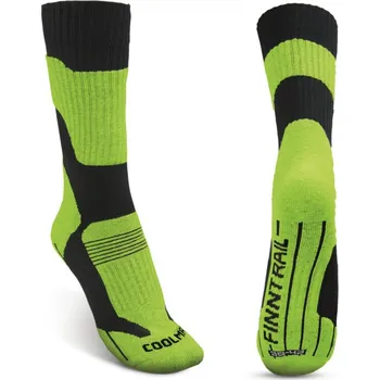 Pánské ponožky FINNTRAIL Pánské termoponožky THERMAL SOCKS COOLMAX LIME - Velikost 39-42