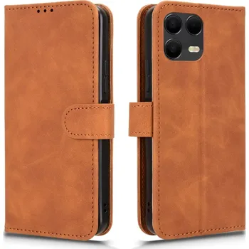 Pouzdro na mobilní telefon Feel knížkové pouzdro na T-Mobile T Phone 3 Pro hnědá