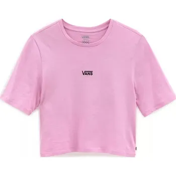 Dámské tričko tričko dámské VANS WM FLYING V CROP CREW SPORT ORCHID PINK - L