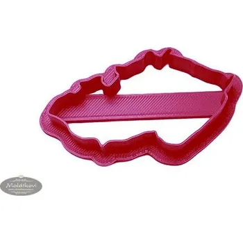 Vykrajovátko Dortmarket Vykrajovátko mapa Česká republika - 3D tisk