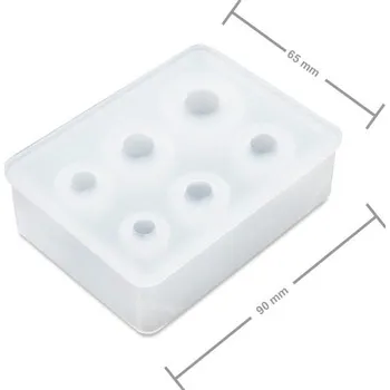 Výtvárné potřeby Silikonová forma na odlévání křišťálové pryskyřice kuličky