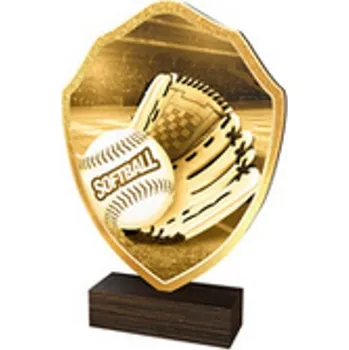 Poháry Bauer Dřevěná plaketa TFRW215 | Softball