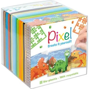 kreativní sada Pixelhobby Sada Pixel kostka dinosauři 3ks