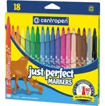 Centropen popisovače Just Perfect 2510 nevysychavý inkoust sada 18ks