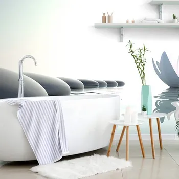 Tapeta Dovido Tapeta lotosový květ a Zen kameny