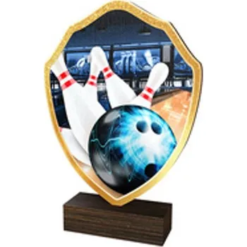 Poháry Bauer Dřevěná plaketa TFRW029 | Bowling