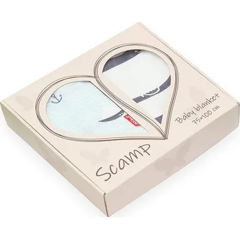 Dětská deka Scamp Deka 6-vrstvá,bavlna (Blue Ancora)