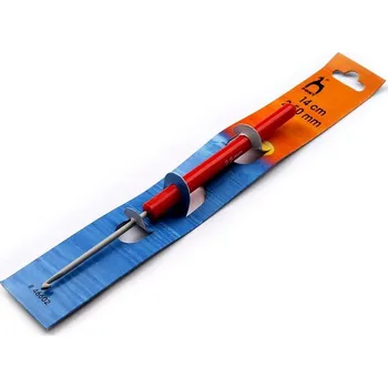 Jehla na filcování Háček na háčkování s rukojetí vel. 2; 2,5; 3 a 3,5 Pony - 2,5 mm viz foto