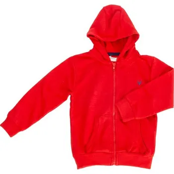 Chlapecká mikina Mikina chlapecká s kapucí celopropínací, Minoti, 9ZIPEMB 5, červená - 158/164 | 13/14let