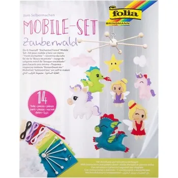 kreativní sada Sada na výrobu závěsu nad postýlku Kouzelný svět