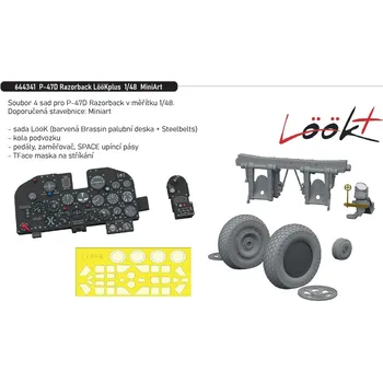 Plastikový model Eduard 1/48 P-47D Razorback LööKplus (MINIART)