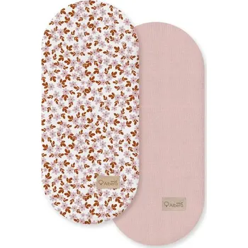 Prostěradlo Albero Mio Prostěradlo do kočárku 2ks (CP1) RETRO FLOWERS