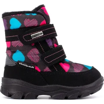 Chlapecká zimní obuv Dětské zimní boty Ciciban Snow BLACK s membránou proti vodě - 22