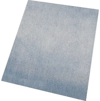 Velké Nažehlovací Záplaty Riflové JEANS - Rozměry 17x43 cm" - 4 modrá holubí