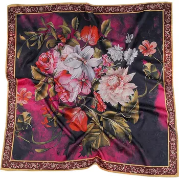 Šátek Saténový šátek 70x70 cm Varianta: 27 fialovorůž ost., Balení: 1 ks